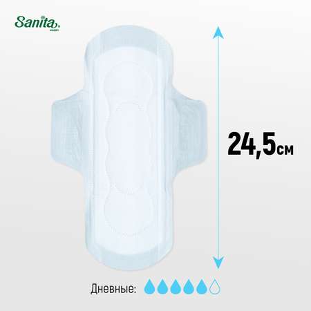 Гигиенические прокладки Sanita Dry Fit Ultra Slim Супервпитывающие ультратонкие 24.5 см 8шт