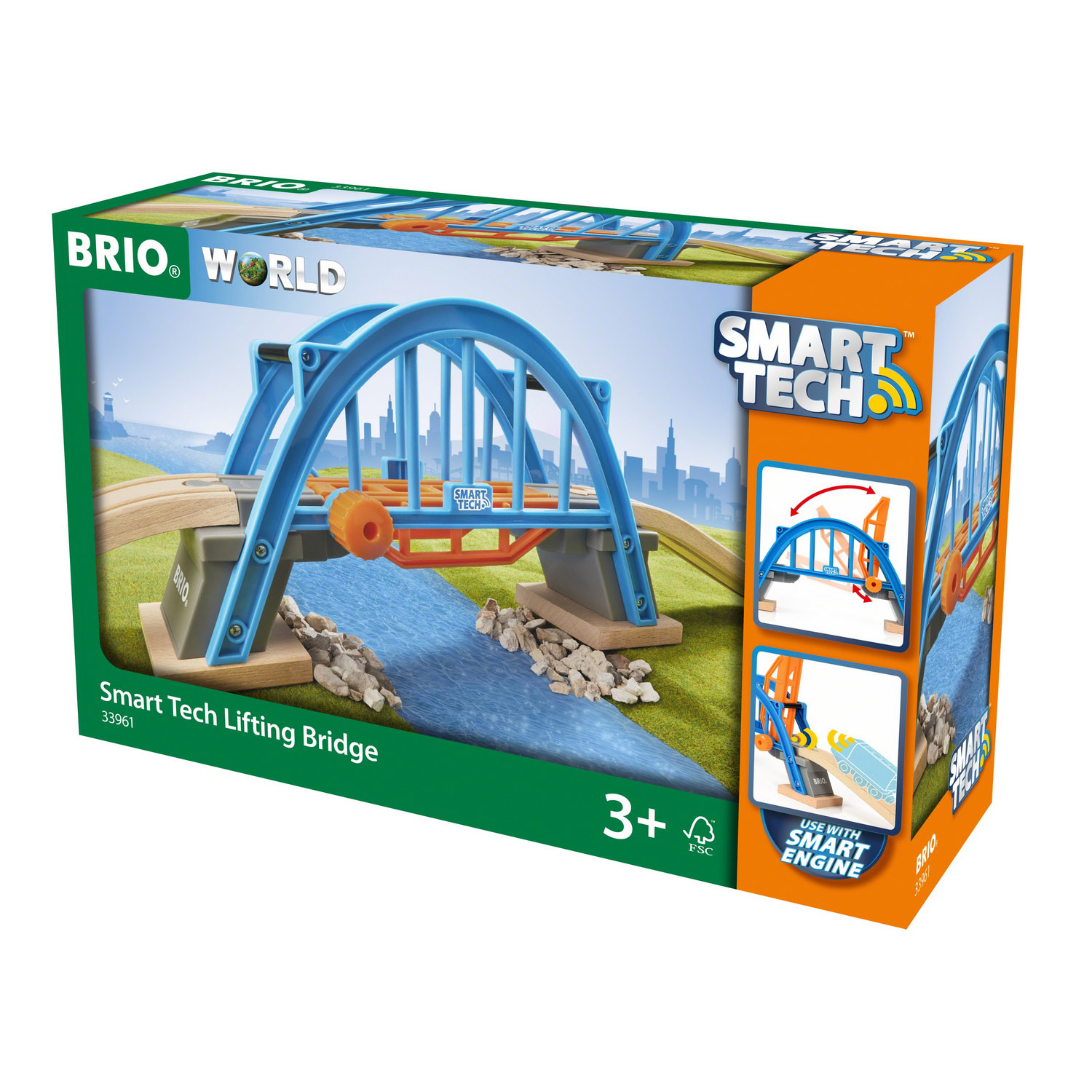 Игровой набор BRIO Smart Tech Мост 3 элемента - фото 4