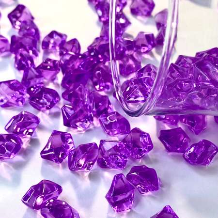 Камни для декора и творчества Color Si Фиолетовые