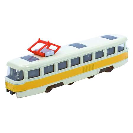 Трамвай AUTOGRAND инерционный механизм 19 см желтый