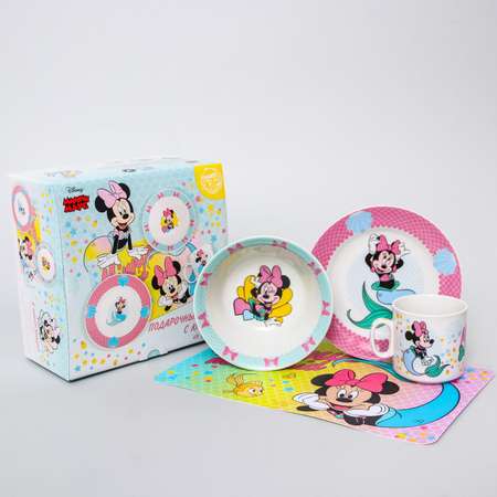 Набор посуды Disney русалочка Минни Маус Disney