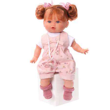 Кукла озвученная Antonio Juan Оливия в розовом 30 см плачет мягконабивная