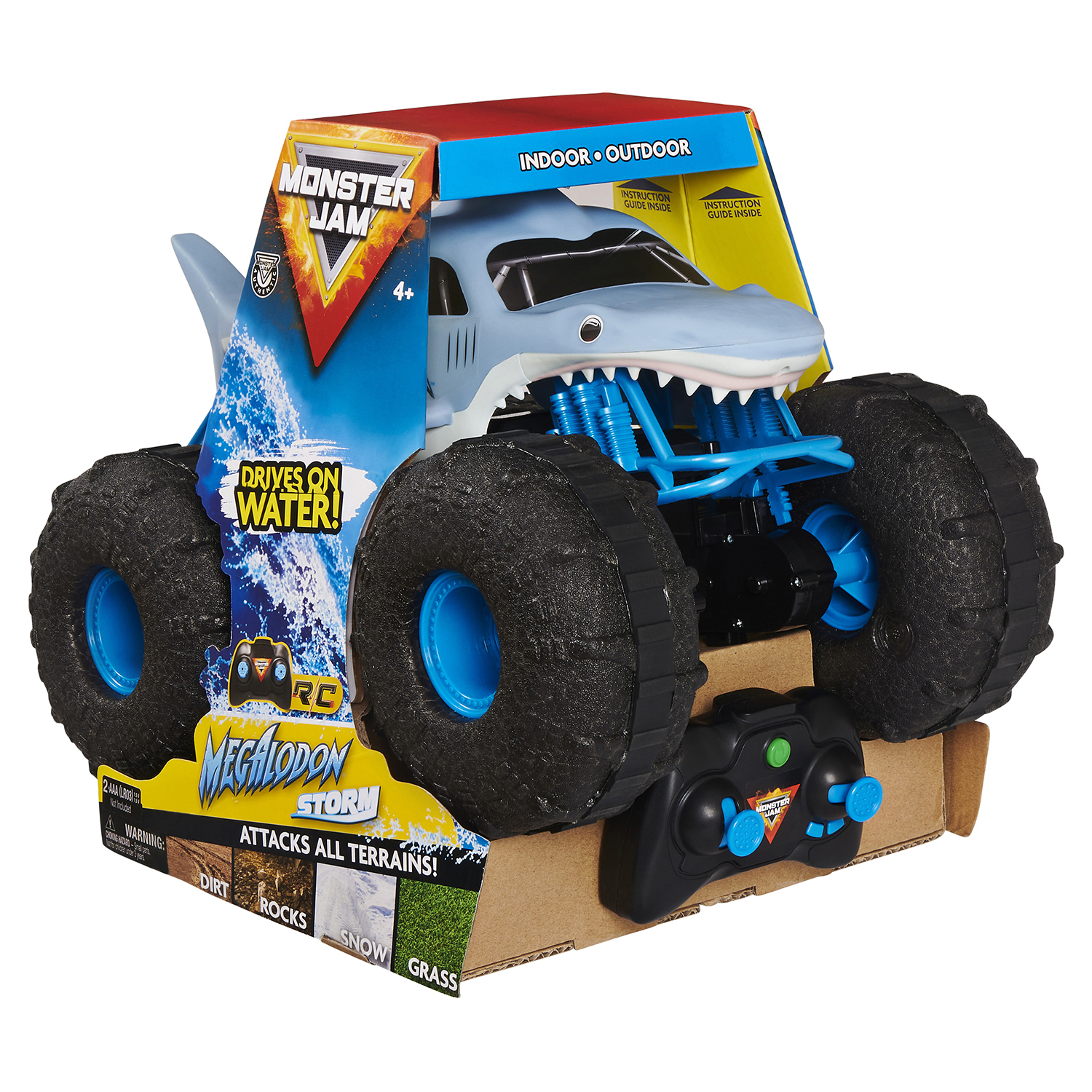 Машинка Monster Jam РУ Вездеход Мегалодон 6056227 купить по цене 499 ₽ в  интернет-магазине Детский мир