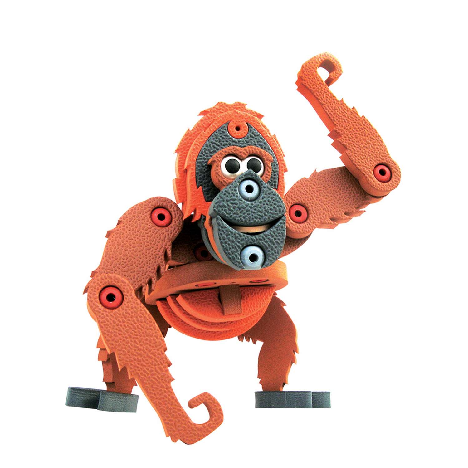 3D конструктор Bebelot Орангутанг 56 деталей - фото 1