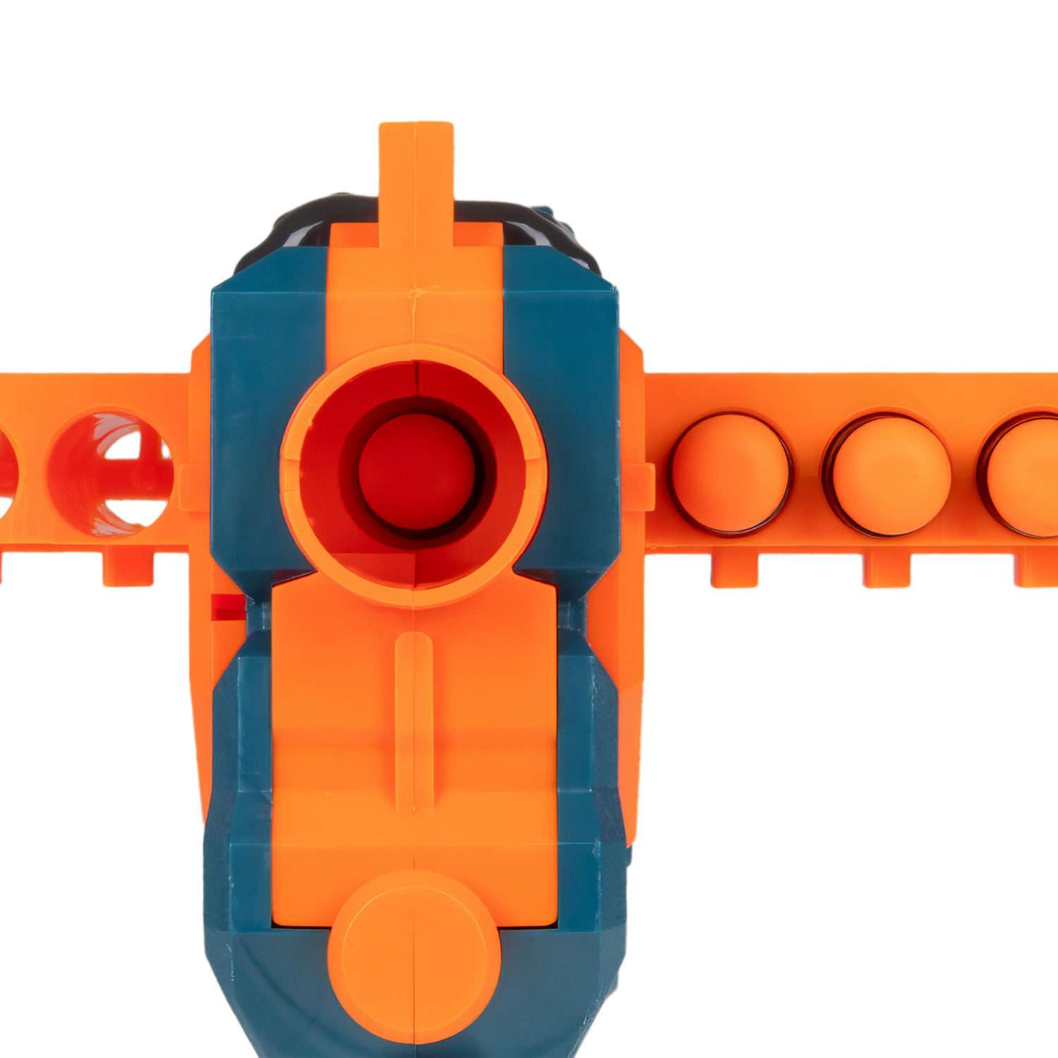 Бластер с мягкими пулями FunMax 1TOY Детское игрушечное оружие пистолет для мальчиков обойма на 10 выстрелов 10 снарядов - фото 10