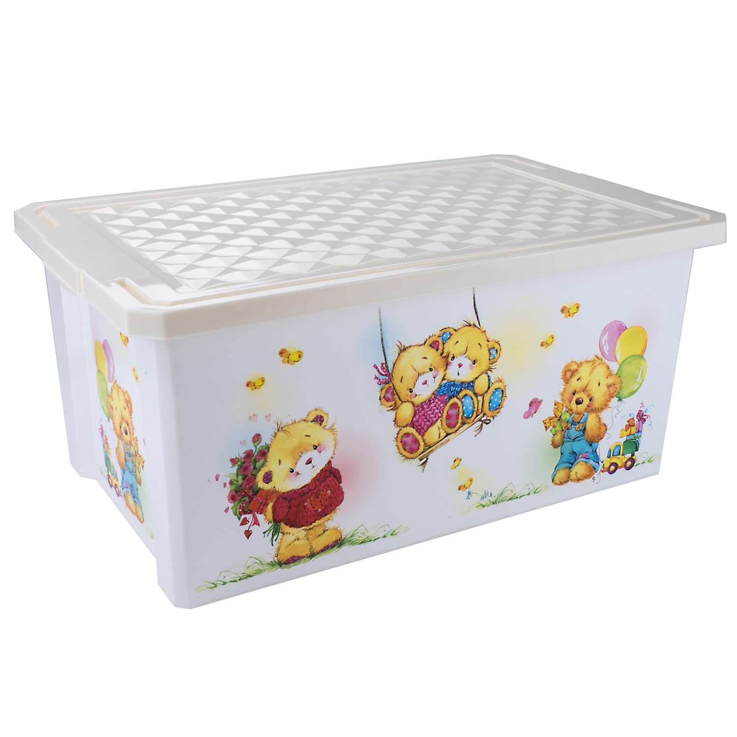 Детский ящик Little Angel для хранения игрушек X-BOX Bears 12л - фото 2