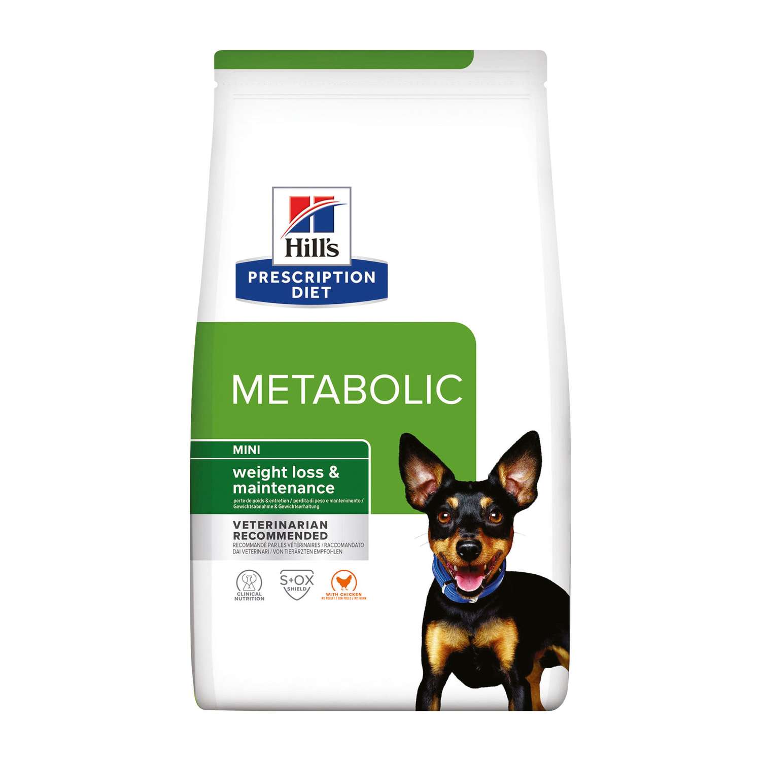 Корм для собак мелких пород HILLS 3кг Prescription Diet Metabolic Mini для снижения и контроля веса с курицей сухой - фото 1