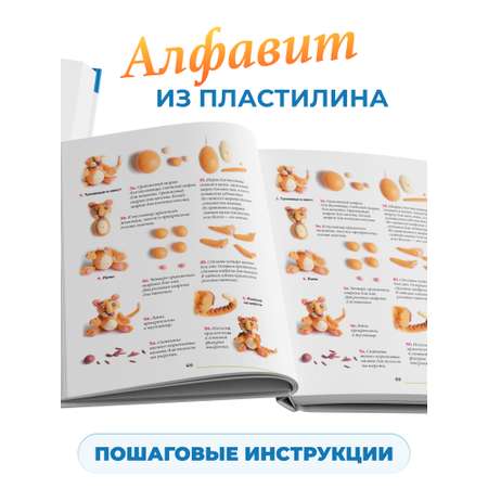 Книга Харвест Книга Азбука из пластилина Лепим из пластилина. Развитие ребенка