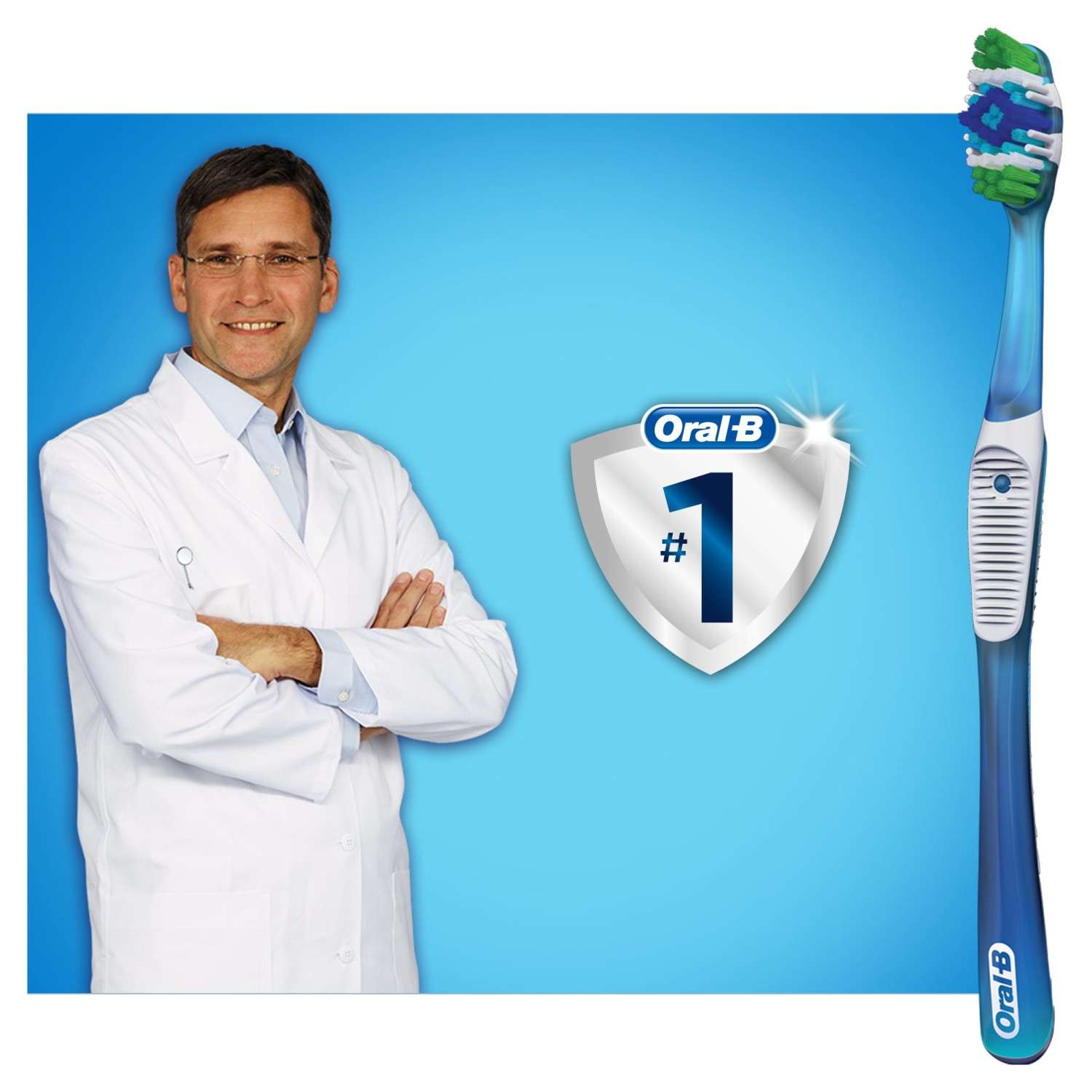 Зубная щетка Oral-B Комплексная пятисторонняя чистка 40сред. - фото 3