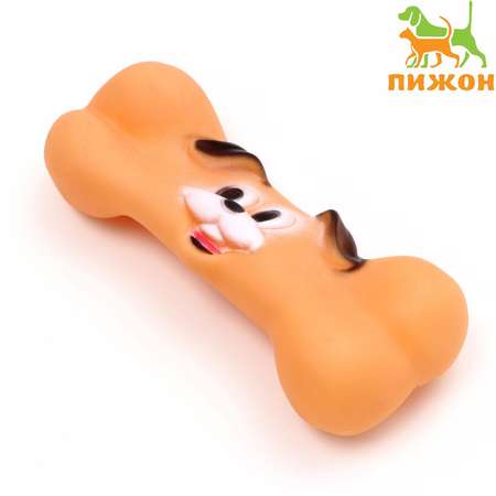 Игрушка Пижон пищащая «Веселая косточка» для собак 16 см