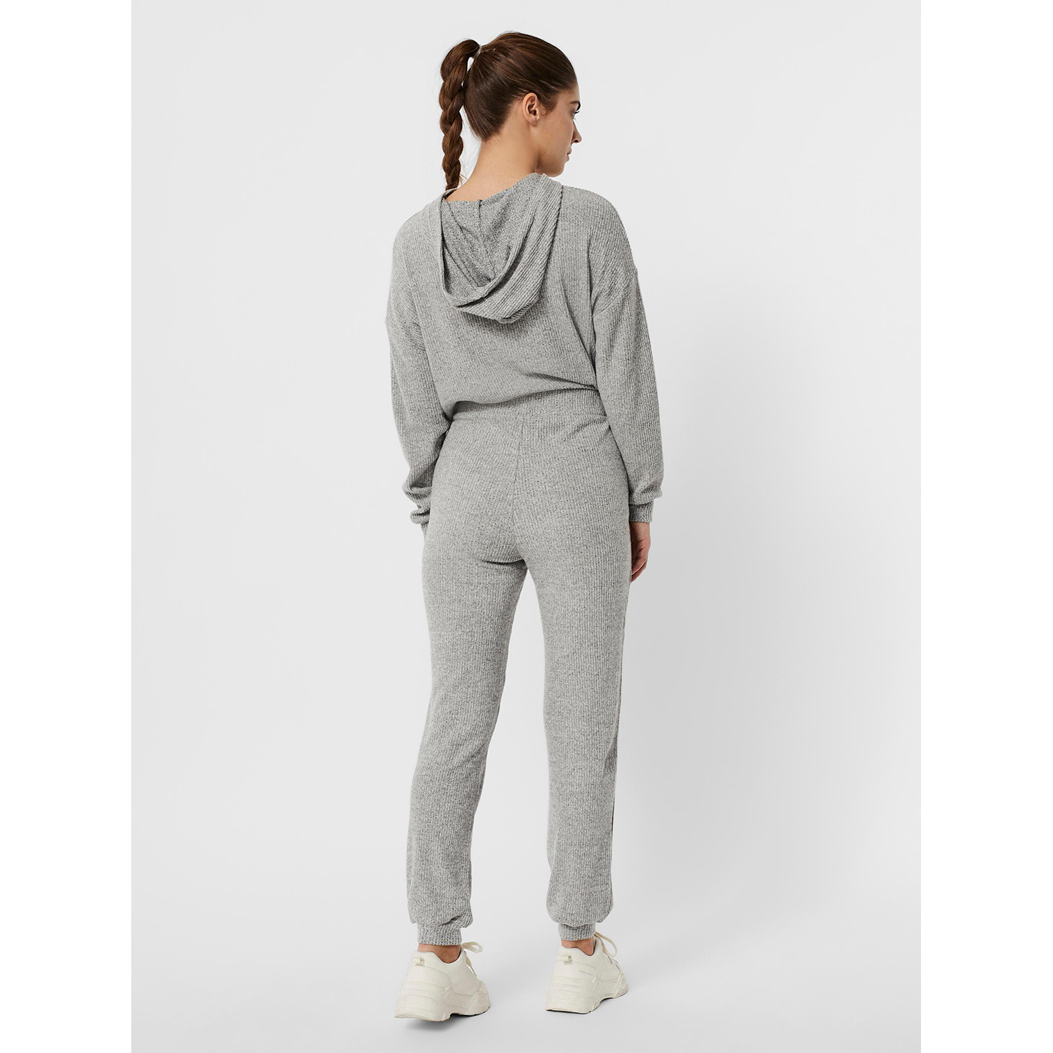 Брюки VERO MODA 10252242/Light Grey Melange - фото 3