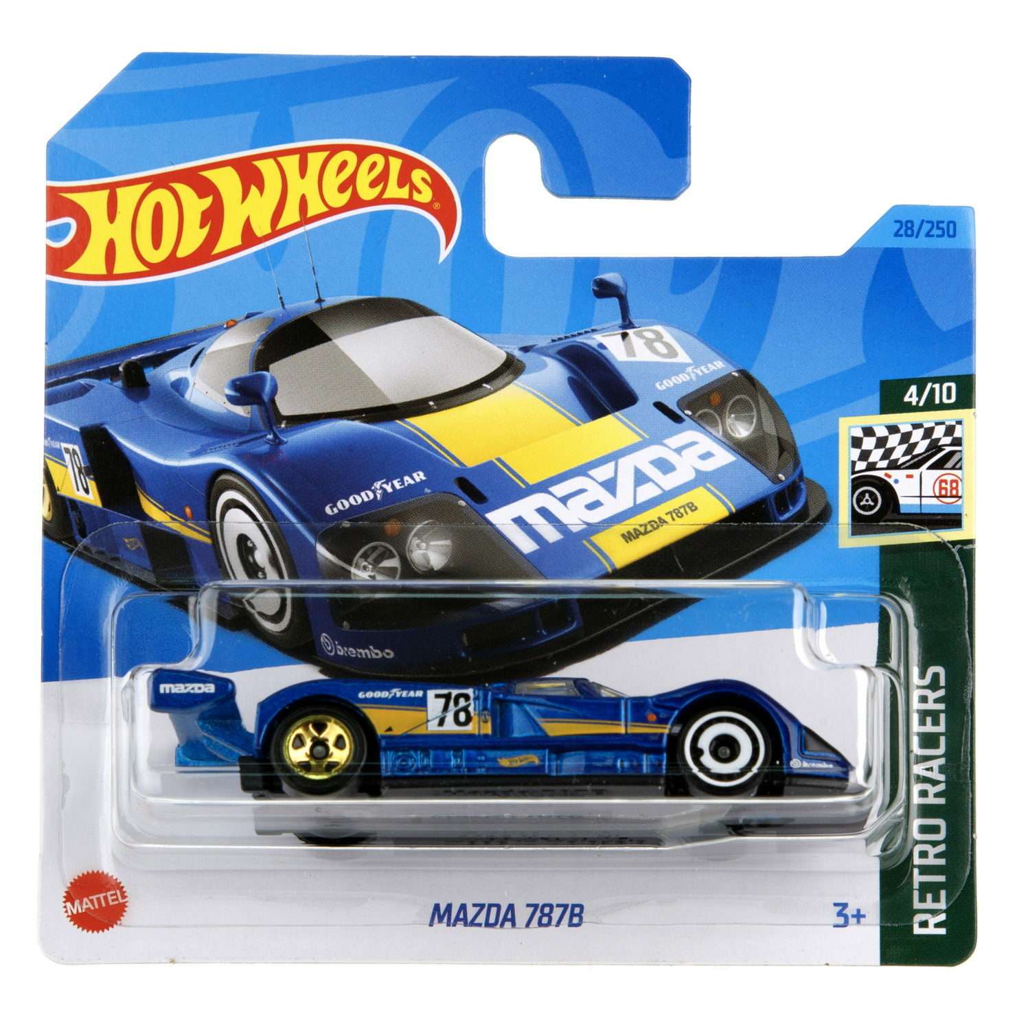 Машинка Hot Wheels Mazda 787B серия Retro Racers купить по цене 442 ₽ в  интернет-магазине Детский мир