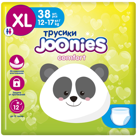 Подгузники-трусики Joonies Comfort XL 12-17кг 38шт 654103