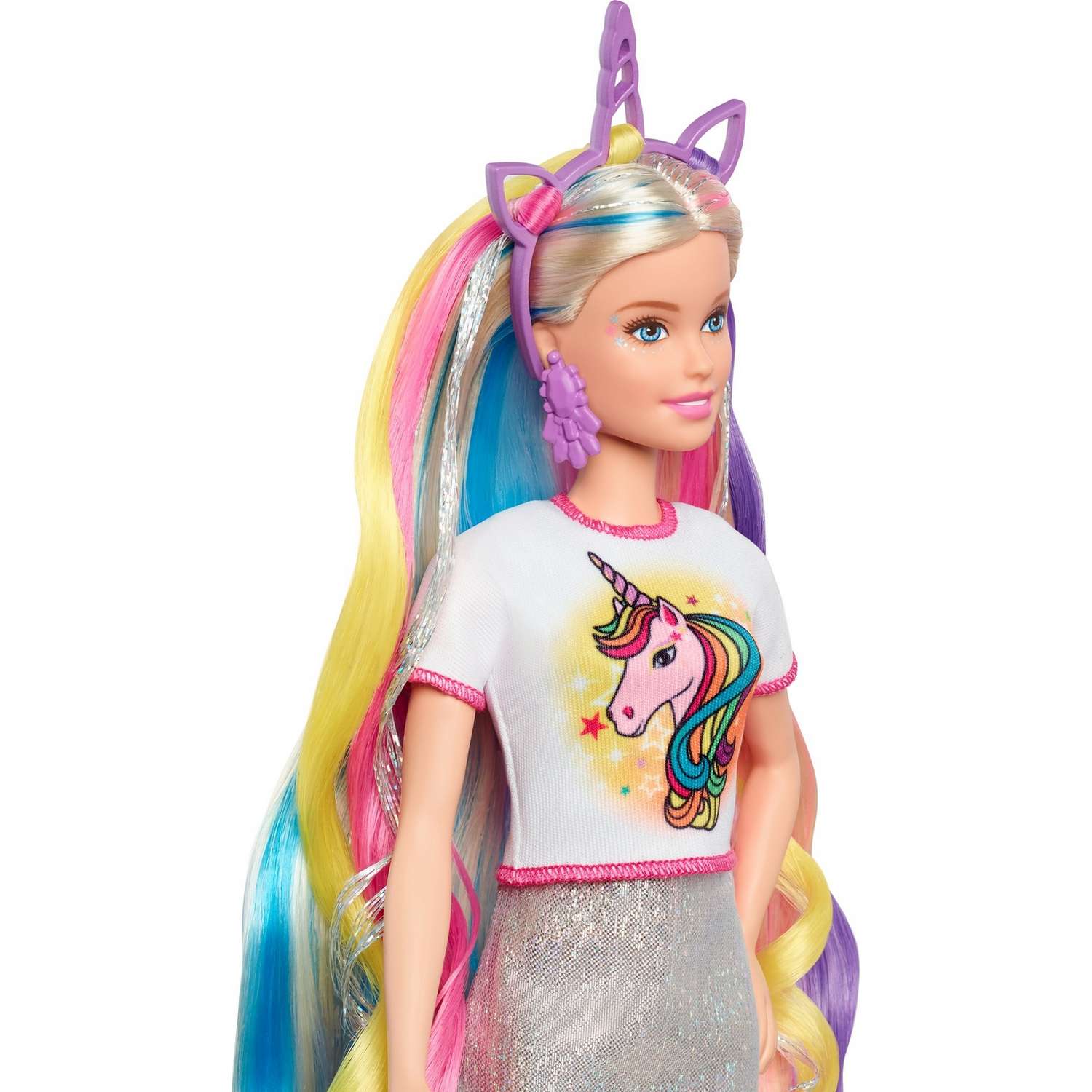 Кукла Barbie Радужные волосы GHN04 GHN04 - фото 6