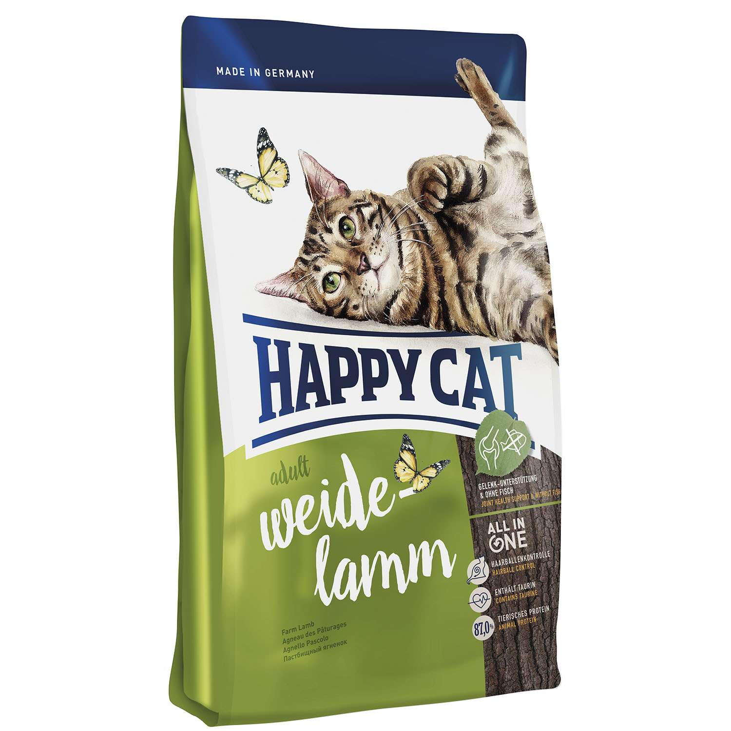Корм сухой для кошек Happy Cat Supreme 10кг яненок - фото 1