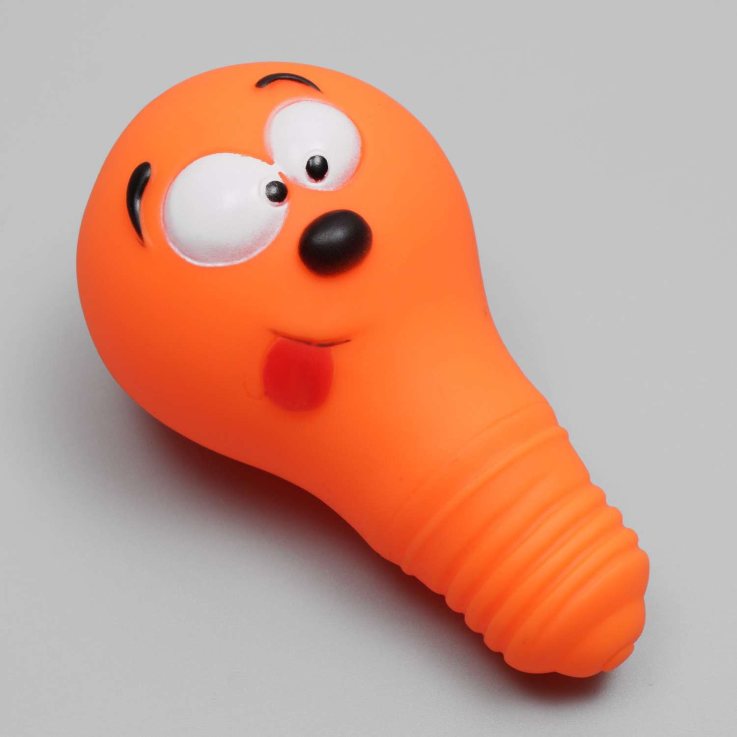 Игрушка для собак Пижон «Лампочка» оранжевая - фото 1