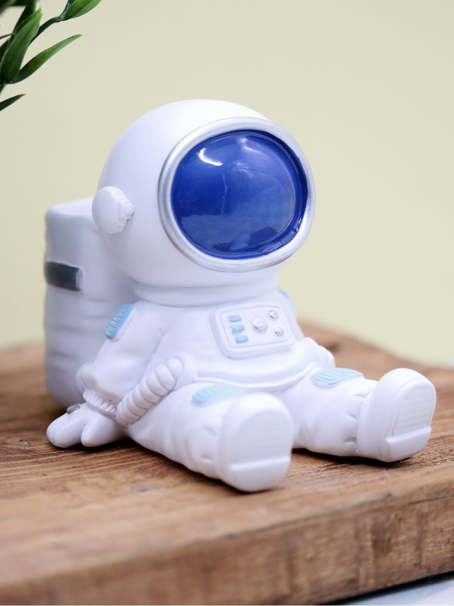 Подставка для канцелярии iLikeGift Astronaut blue - фото 1