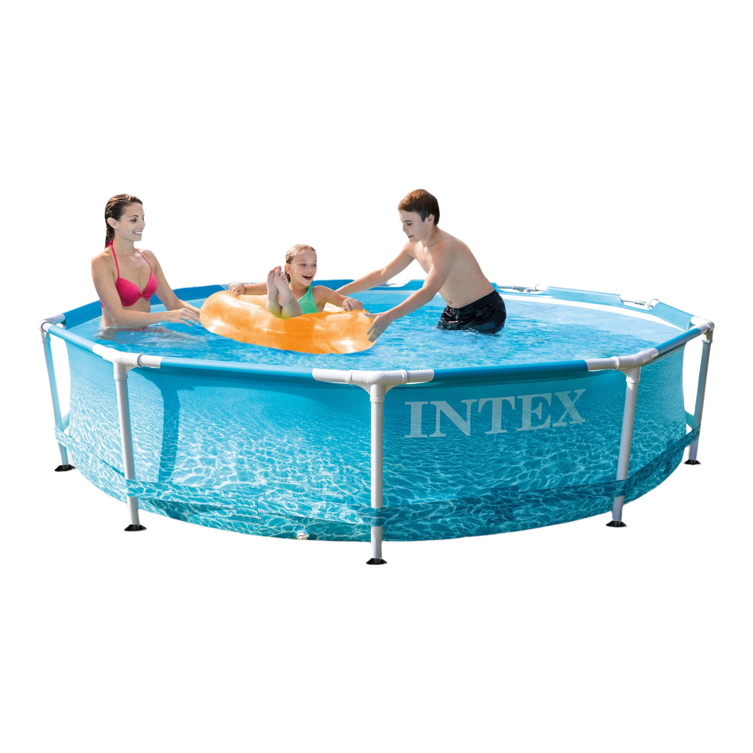 Каркасный бассейн 28208 Intex Metal Frame Pool Set Beachside c фильтр-насосом 305х76 см 4485 л - фото 3