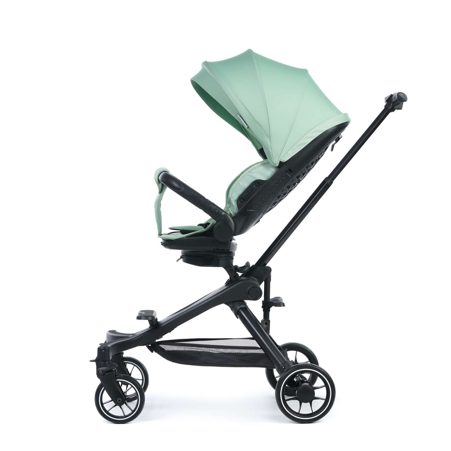 Детская прогулочная коляска BabyRox GO Черный /зеленый - фото 2