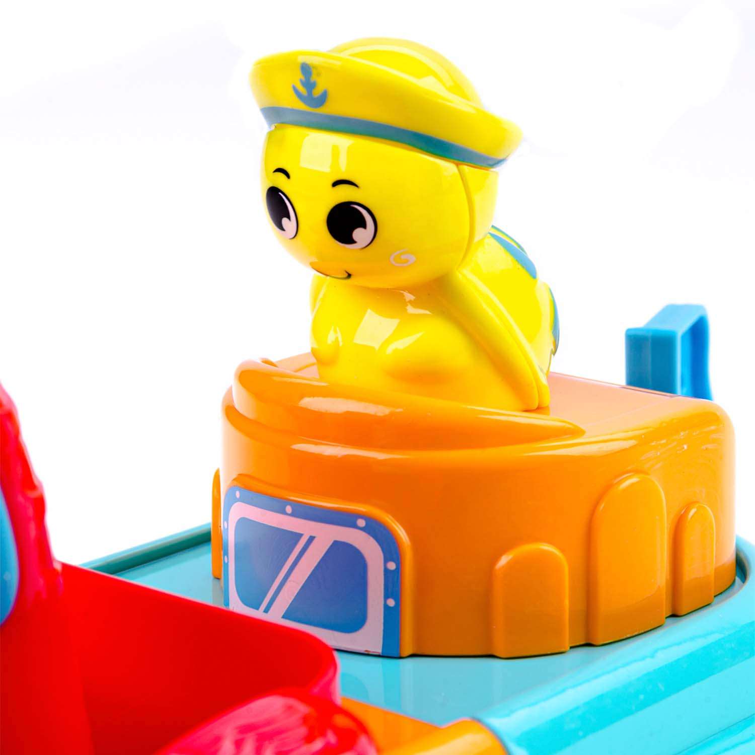 Игрушка для ванны Baby and Kids Кораблик с уткой и черепахой для купания 30 см - фото 4