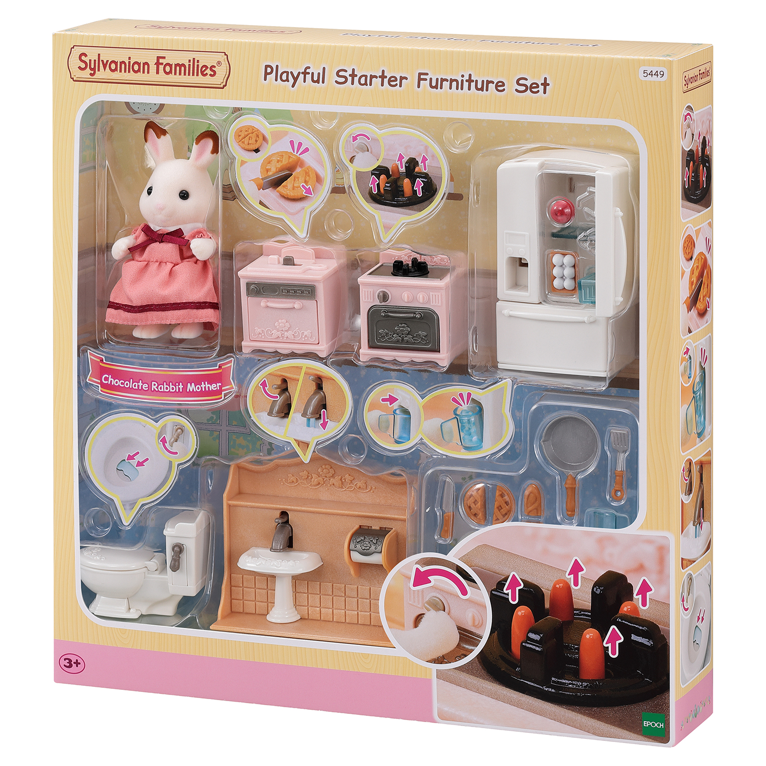 Набор Sylvanian Families Мебель для уютного домика 5449 купить по цене 4299  ₽ в интернет-магазине Детский мир