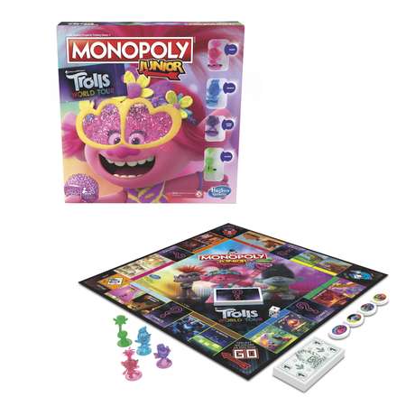 Игра настольная Monopoly Trolls Монополия Джуниор E7496121