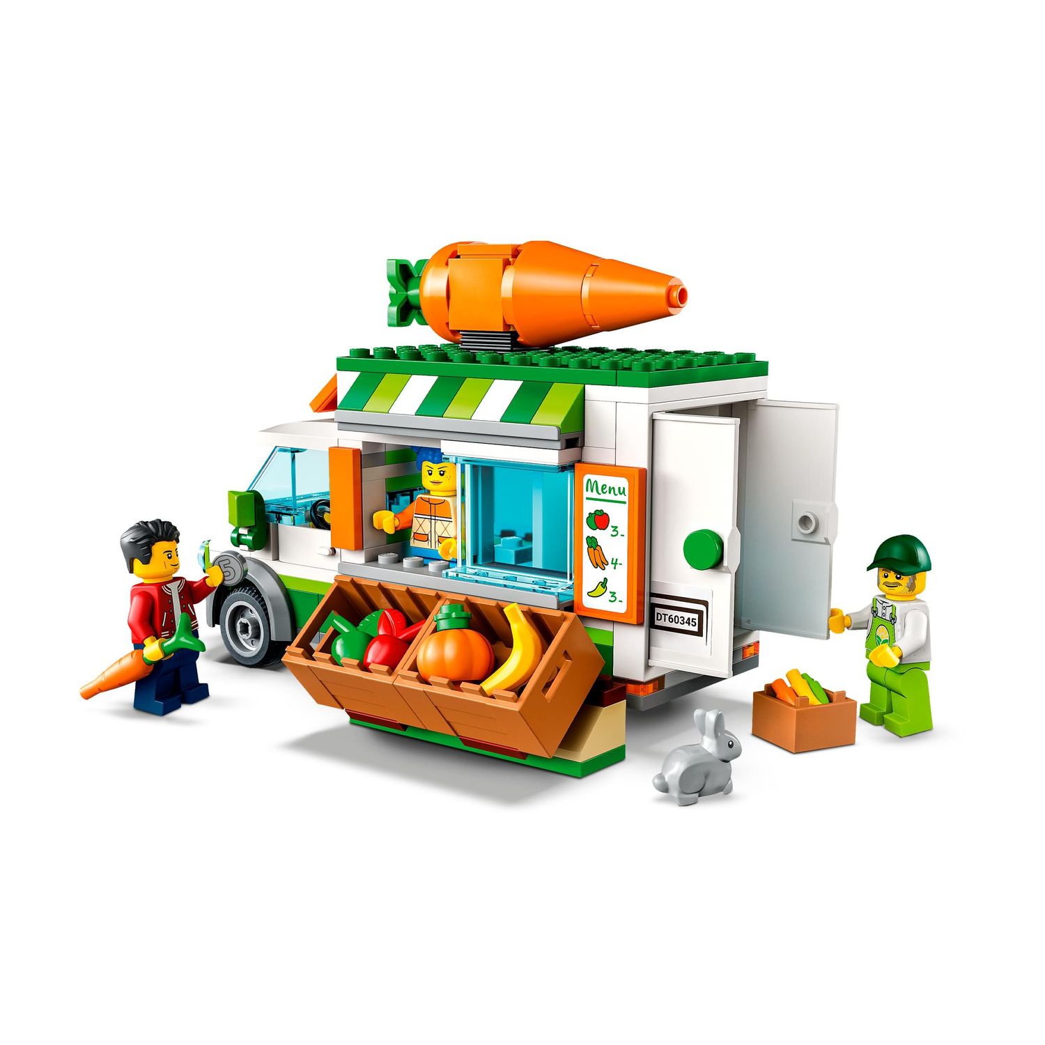 Конструктор LEGO City Farmers Market Van 60345 - фото 4