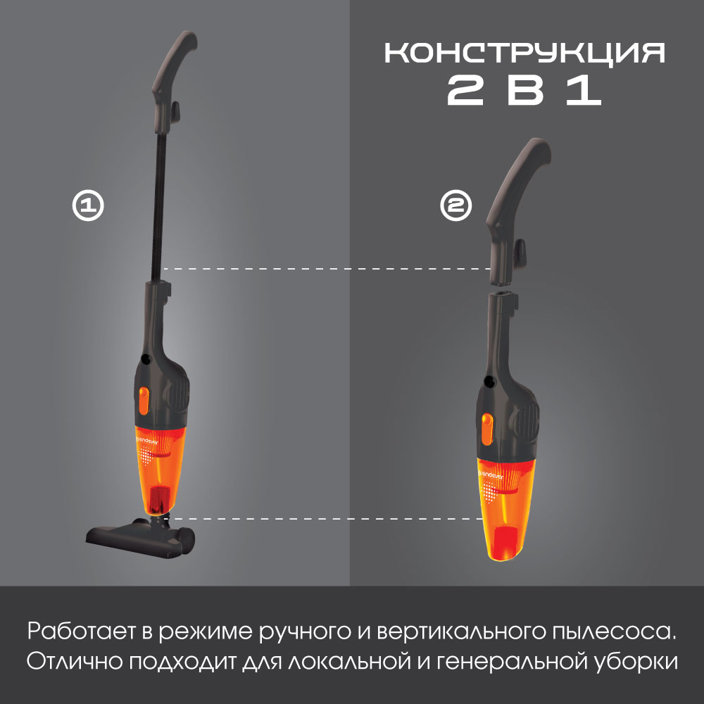 Вертикальный пылесос ENDEVER skyclean VC-277 купить по цене 2498 ₽ в  интернет-магазине Детский мир