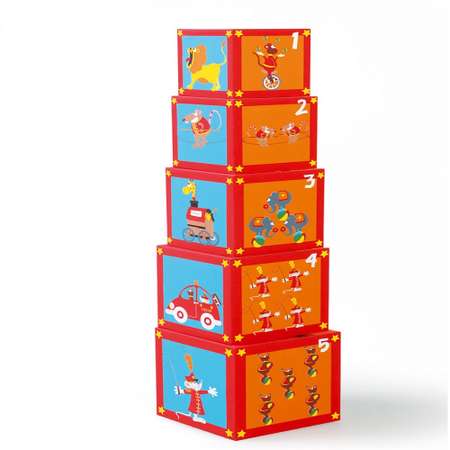 Кубики Scratch Башня Цирк