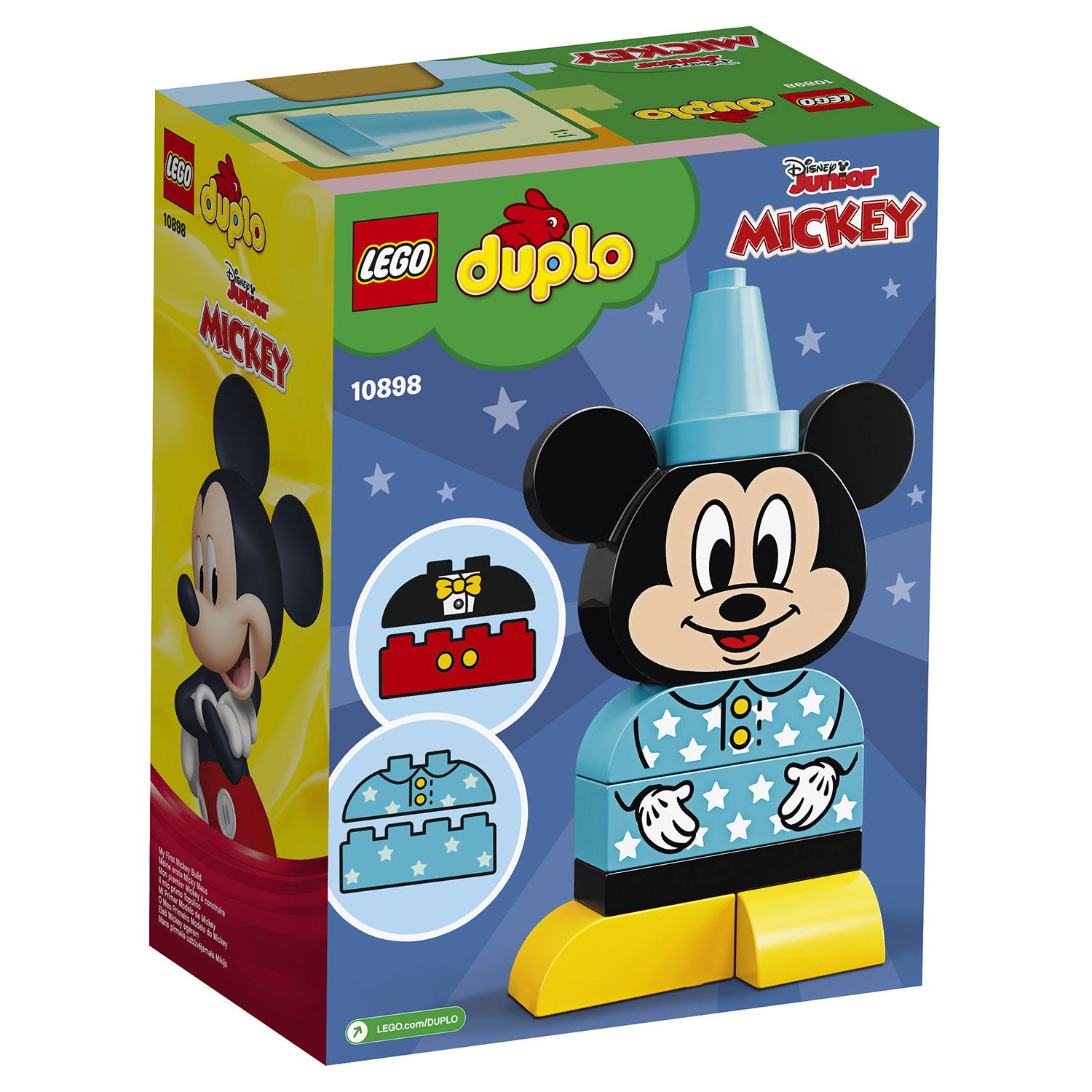 Конструктор LEGO DUPLO Disney Мой первый Микки 1089 купить по цене 99 ₽ в  интернет-магазине Детский мир