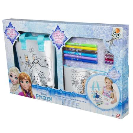 Набор для творчества Sambro Frozen Раскрась сумку и пенал DFR8-4581