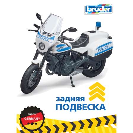 Игровой набор Bruder Полицейский участок и мотоцикл