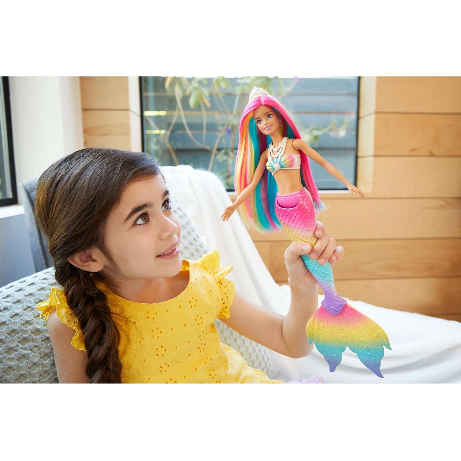 Кукла Barbie Русалочка с разноцветными волосами GTF89 GTF89 - фото 9