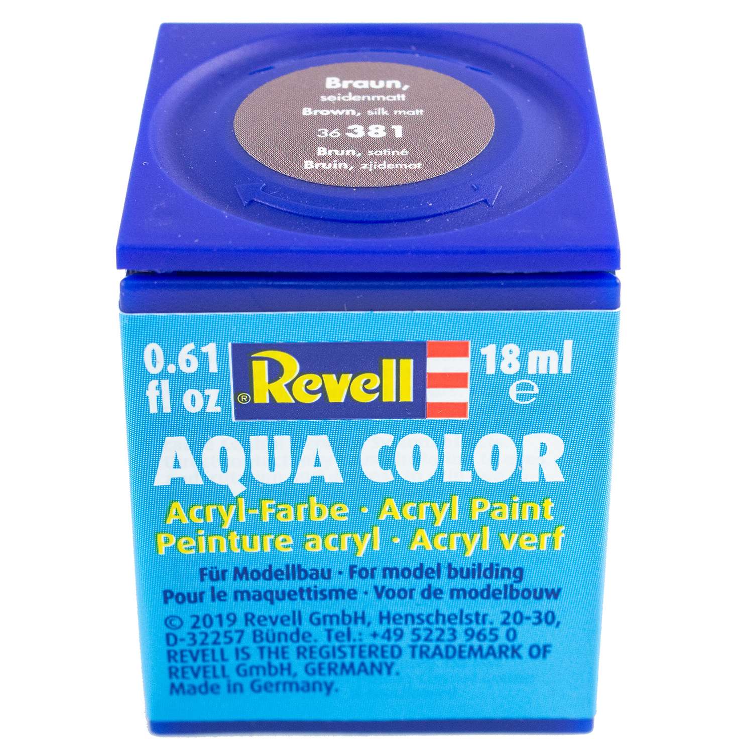 Аква-краска Revell коричневая шёлк 36381 - фото 1