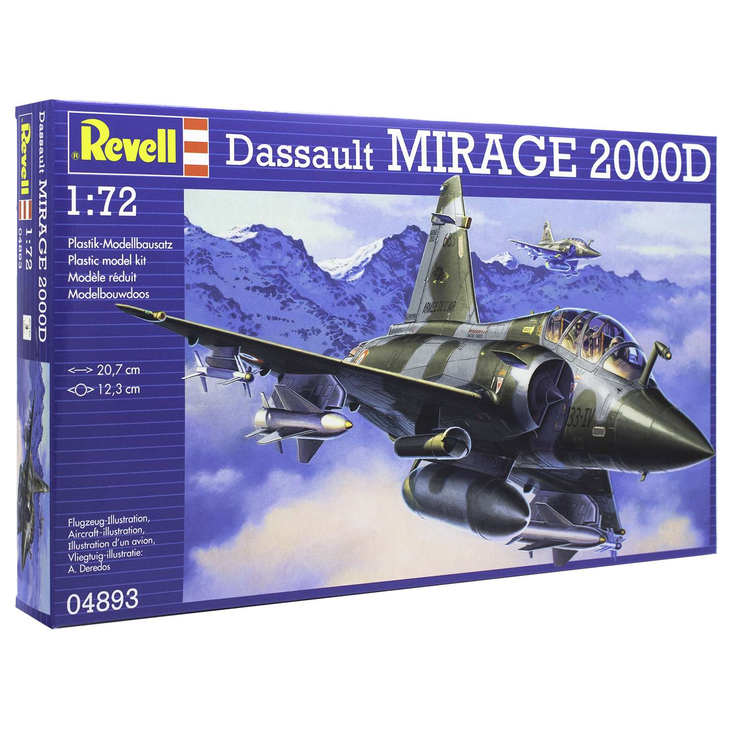 Сборная модель Revell Штурмовик Mirage 2000D 04893 - фото 2