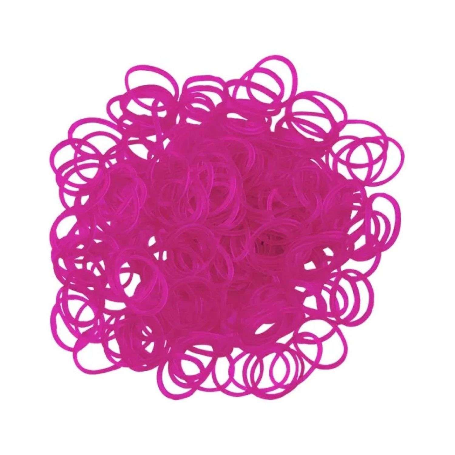 Резинки для плетения Uniglodis Цвет розовый - фото 1