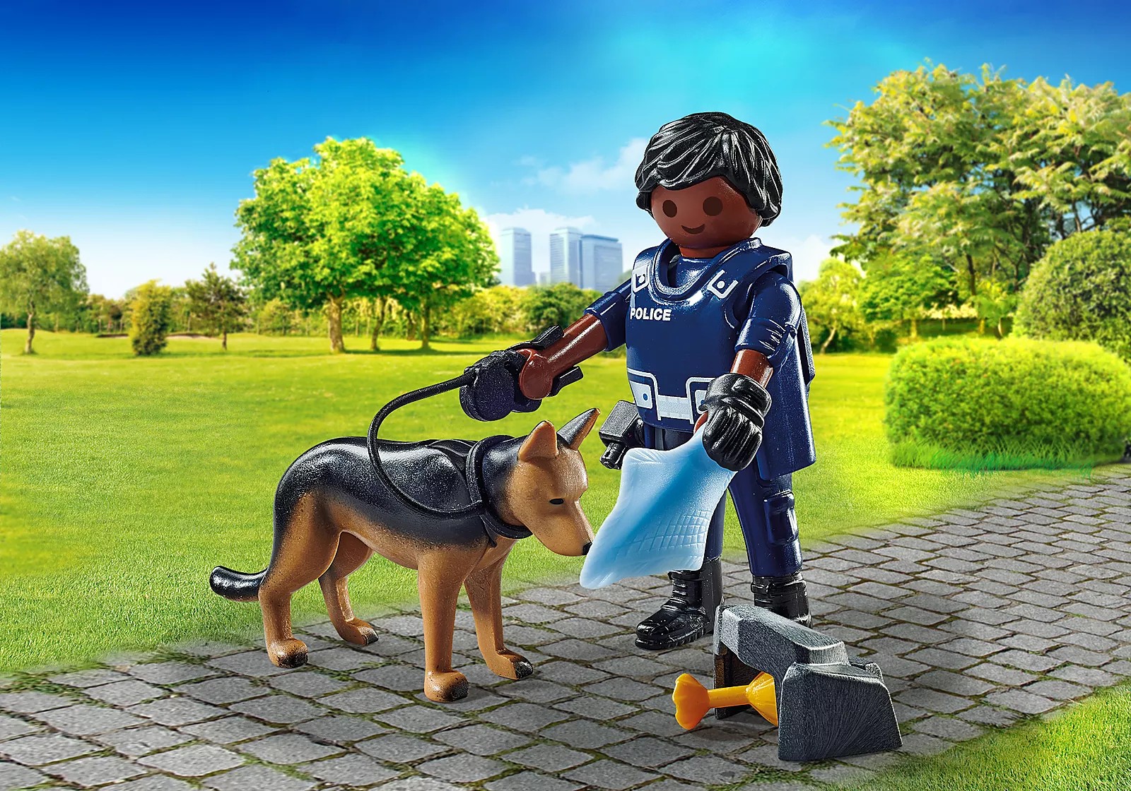 Конструктор Playmobil Policeman with Dog Полицейский с собакой - фото 3