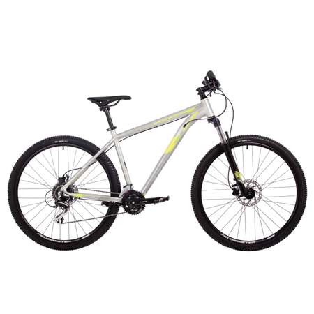 Велосипед горный взрослый Stinger STINGER 27.5 GRAPHITE EVO серый алюминий размер 16