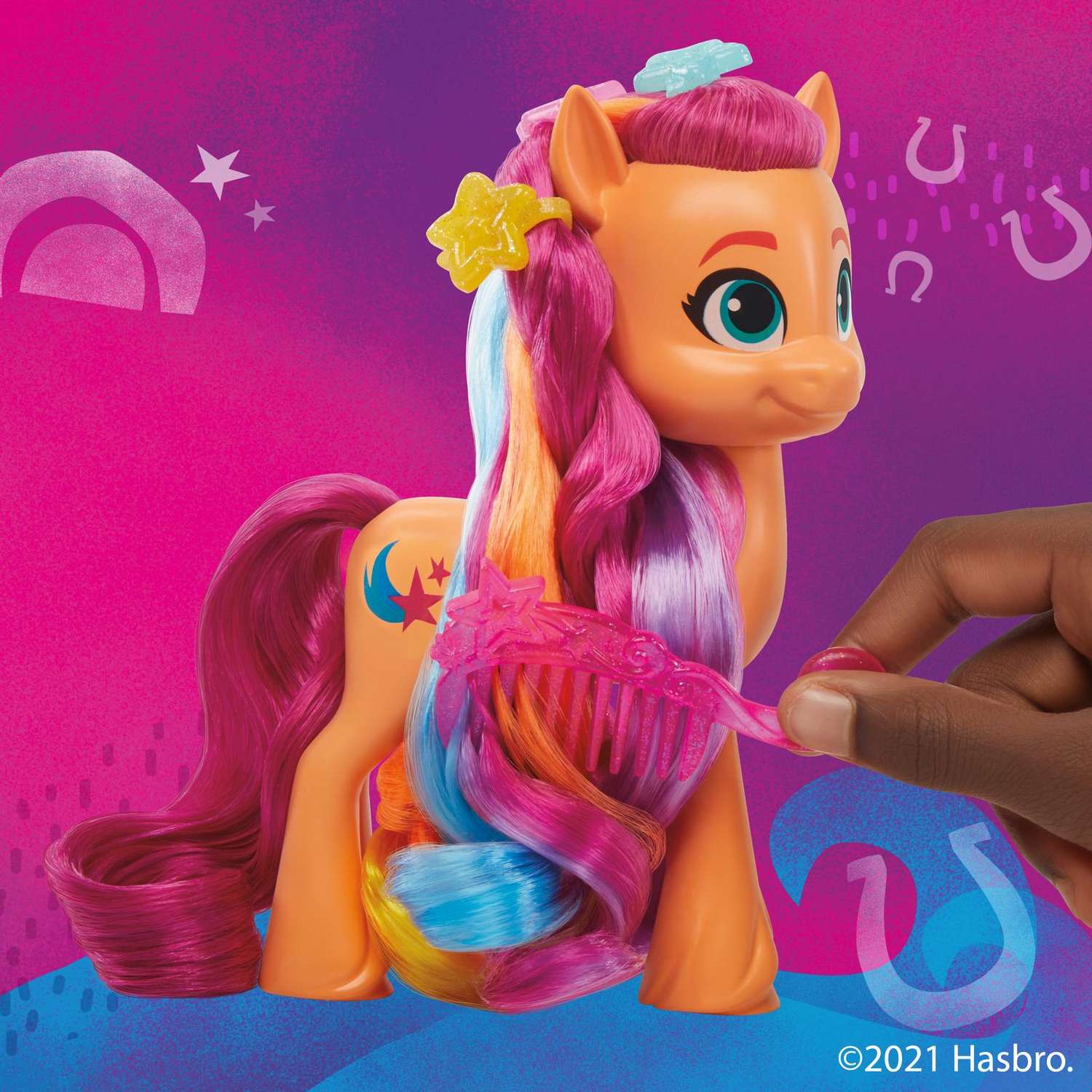 Игрушка My Little Pony Пони фильм Радужные волосы Санни F17945L0 - фото 12