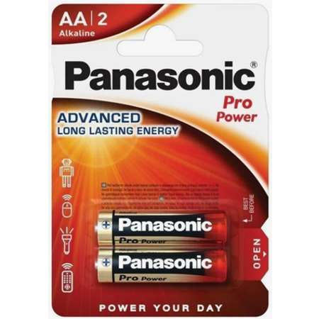 Щелочная батарейка Panasonic AA Pro Power в блистере 2шт LR6XEG/2BP