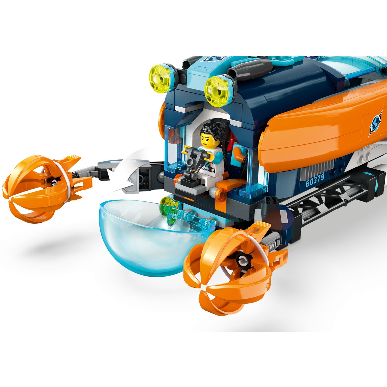 Конструктор LEGO City Deep-Sea Explorer Submarine 60379 - фото 5