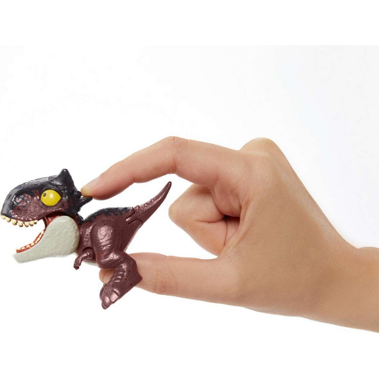 Фигурка Jurassic World Цепляющийся мини-динозаврик Карнотавр Торо GMT89 - фото 5