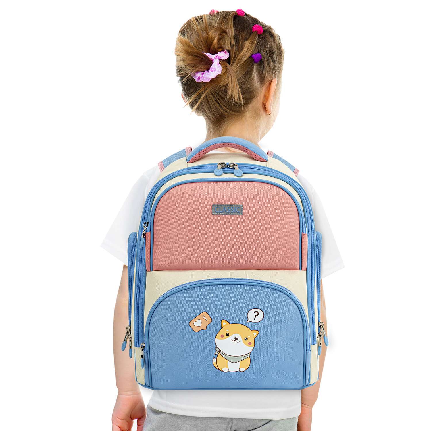 Рюкзак школьный Brauberg для девочки детский в 1 класс - фото 2