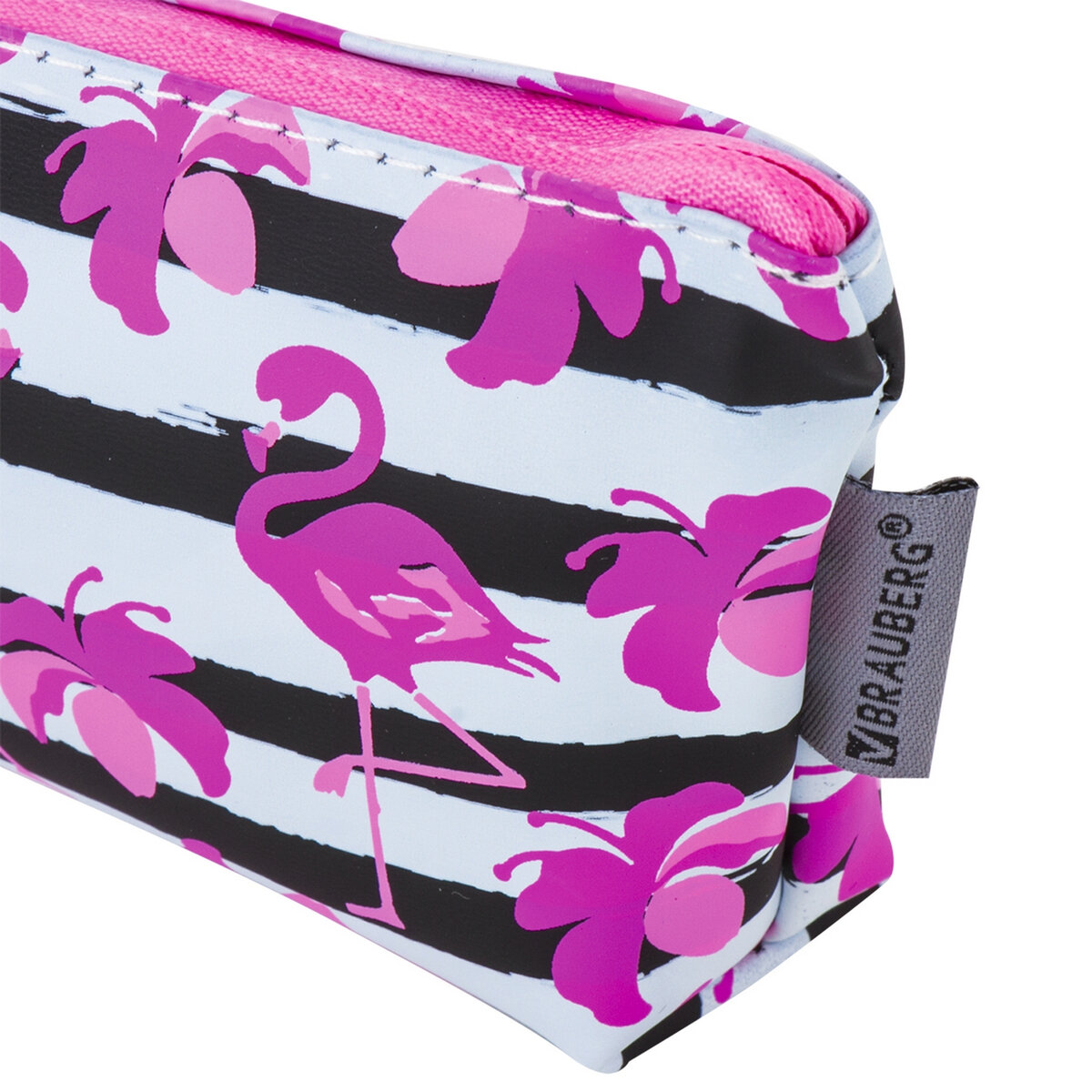 Пенал косметичка Brauberg Flamingo - фото 7