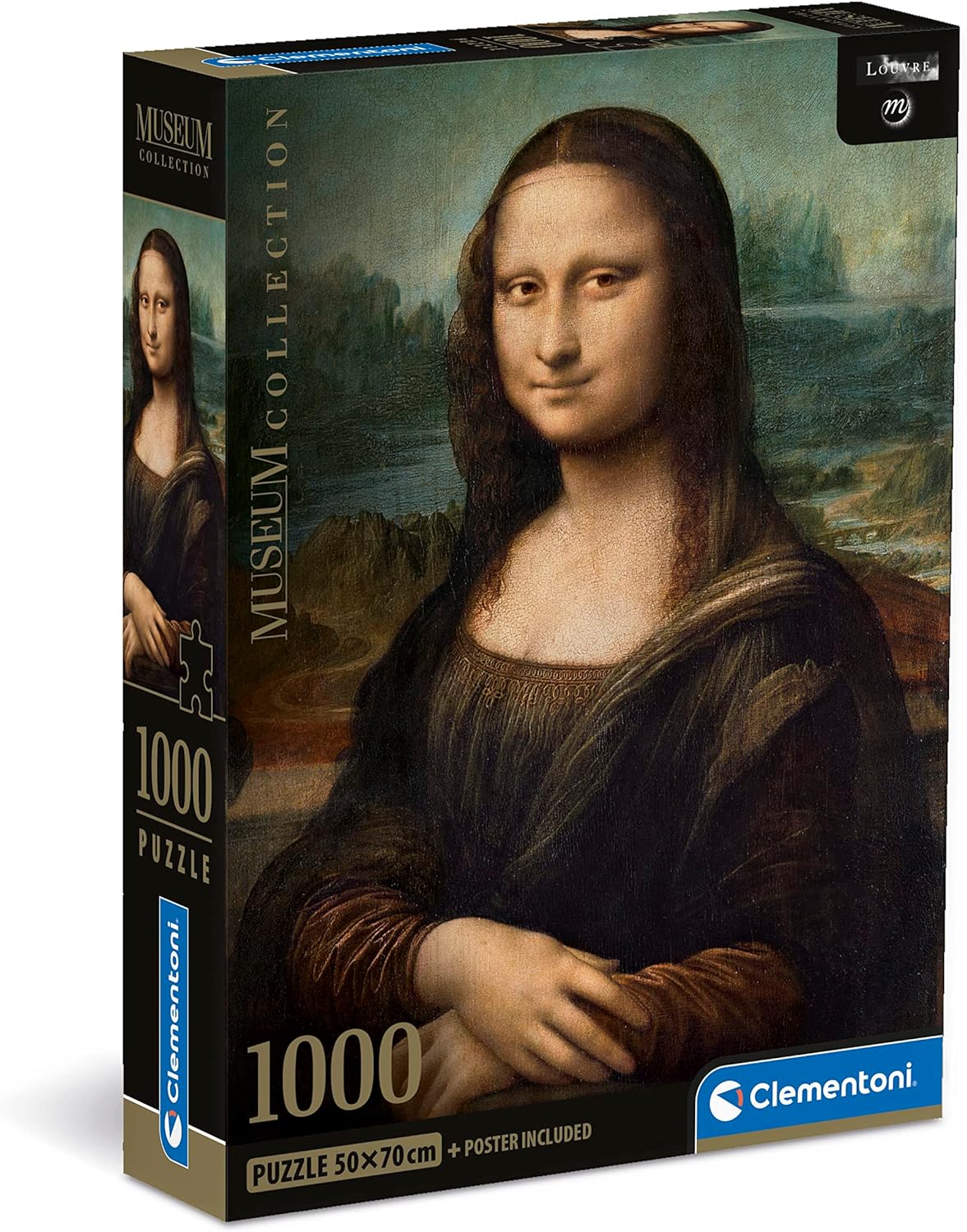 Пазл 1000 деталей CLEMENTONI Леонардо Мона Лиза - фото 1
