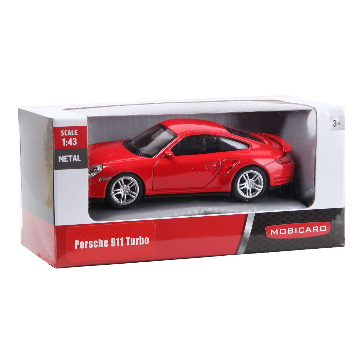 Машинка Mobicaro Porsche 911 Turbo 1:43 в ассортиментте 444010 - фото 13
