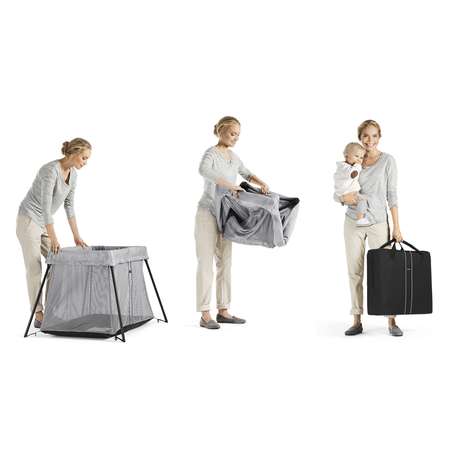 Манеж-кровать BabyBjorn Travel Cot Light Airy Mesh