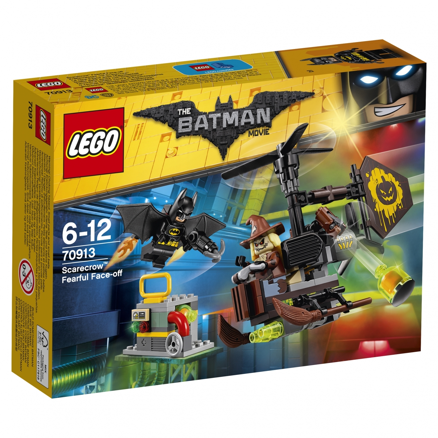 Конструктор LEGO Batman Movie Схватка с Пугалом (70913) купить по цене 1099  ₽ в интернет-магазине Детский мир