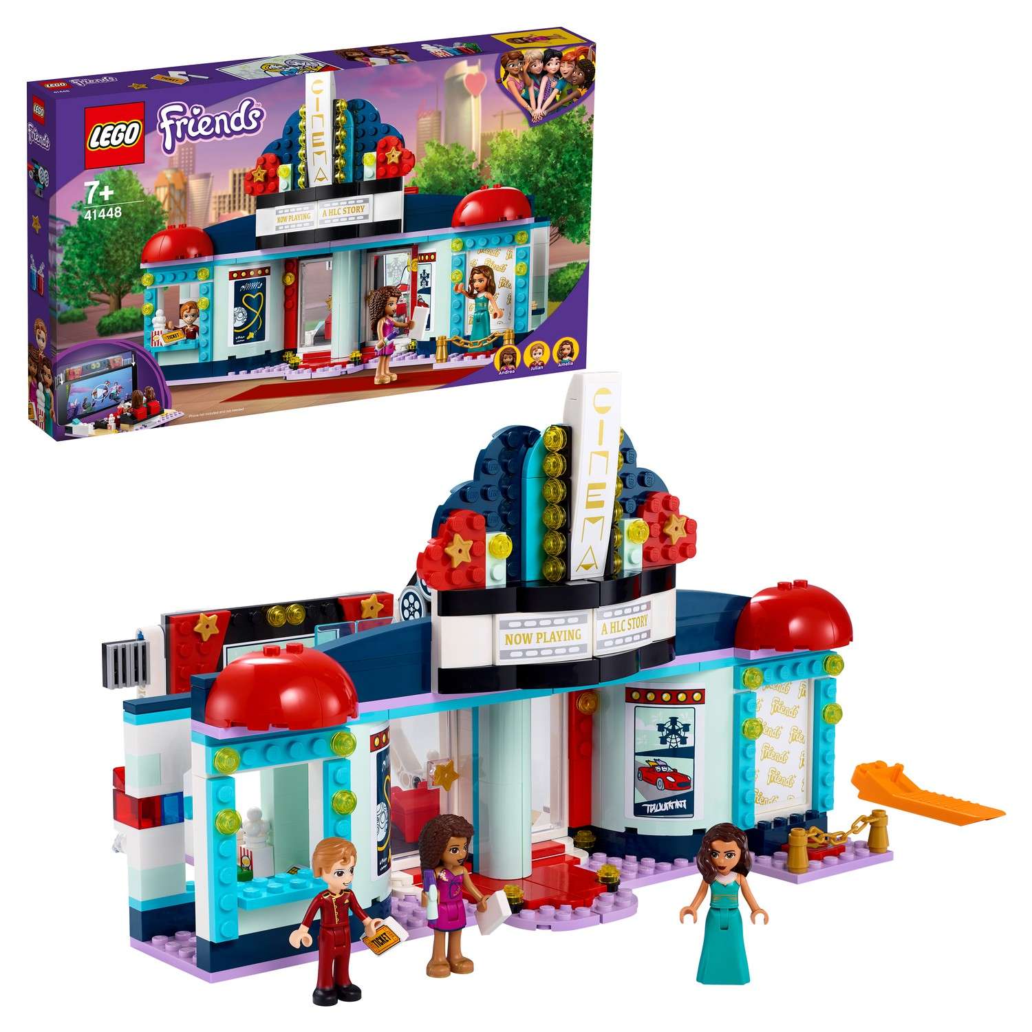 Конструктор LEGO Friends Кинотеатр Хартлейк-Сити 41448 купить по цене 37990  ₸ в интернет-магазине Детский мир