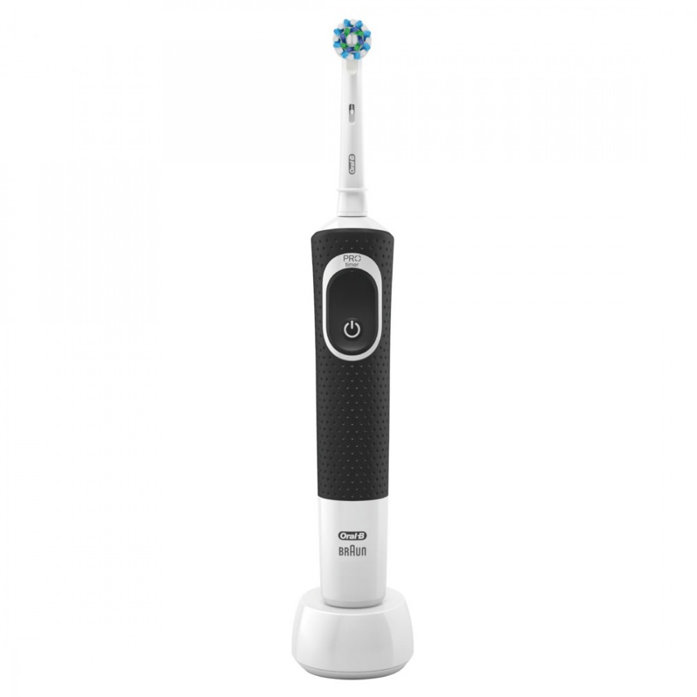 Электрическая зубная щетка ORAL-B Vitality D100.413.1 CrossAction Black - фото 1